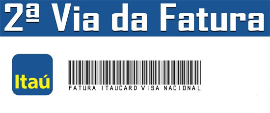 Itaucard fatura: 2ª via